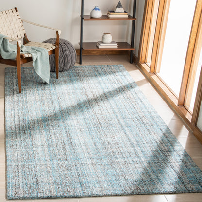 Tapis moderne en viscose corail abstrait fait main SAFAVIEH