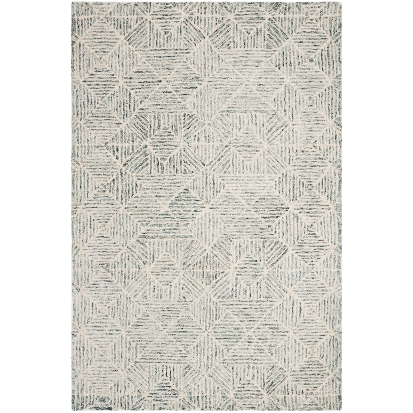 Tapis en laine moderne abstrait Harmanna fait main SAFAVIEH