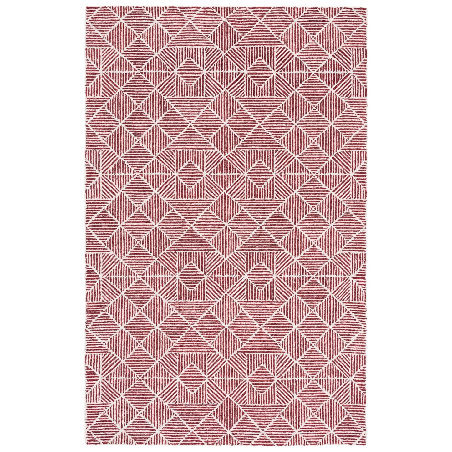 Tapis en laine moderne abstrait Harmanna fait main SAFAVIEH