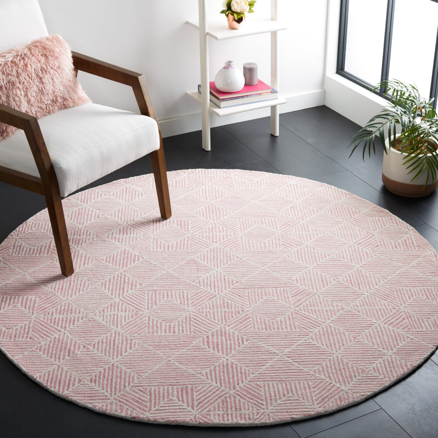Tapis en laine moderne abstrait Harmanna fait main SAFAVIEH