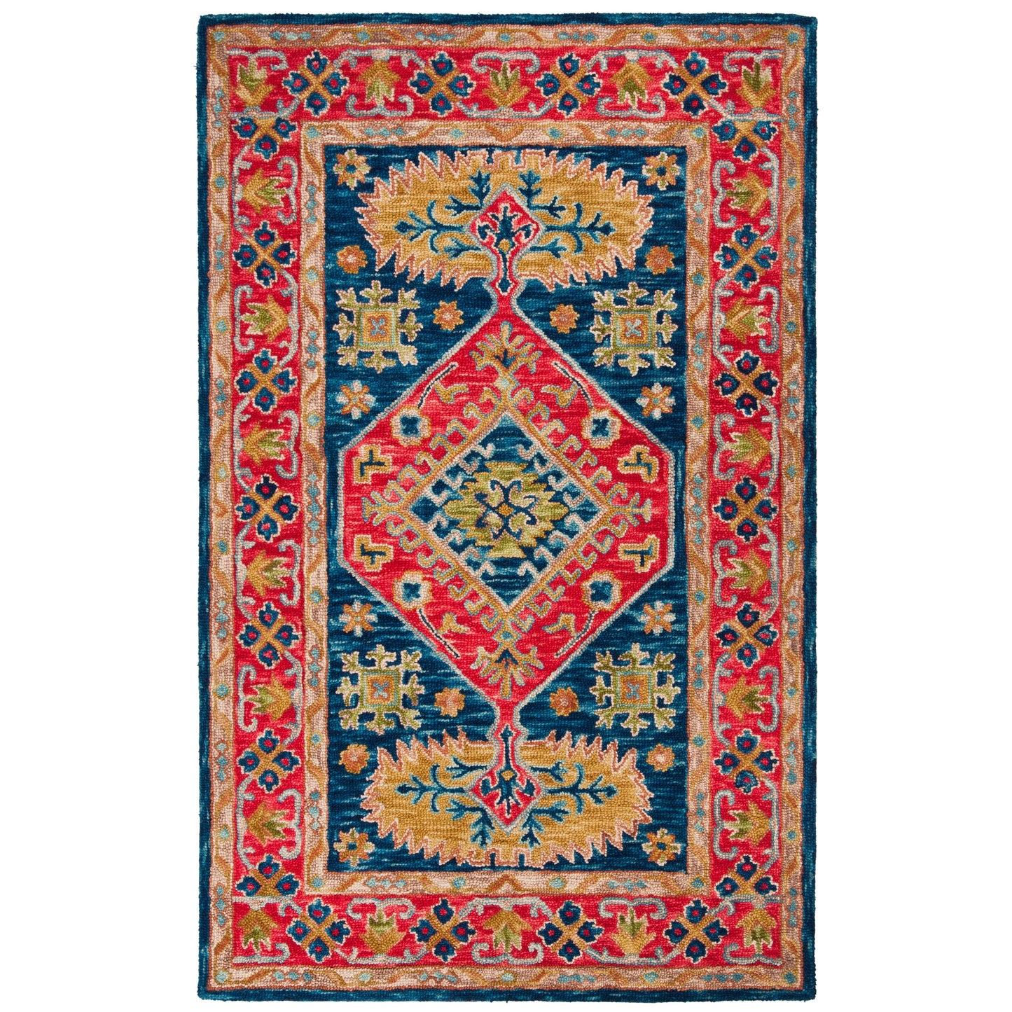 Tapis en laine moderne abstrait Harmanna fait main SAFAVIEH