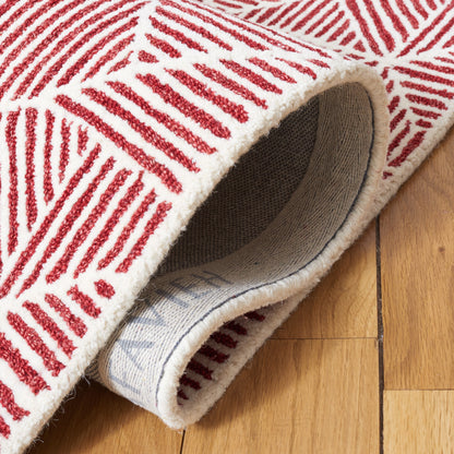 Tapis en laine moderne abstrait Harmanna fait main SAFAVIEH