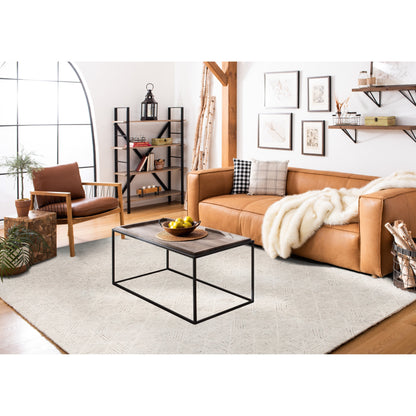 Tapis en laine moderne abstrait Harmanna fait main SAFAVIEH