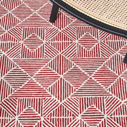 Tapis en laine moderne abstrait Harmanna fait main SAFAVIEH