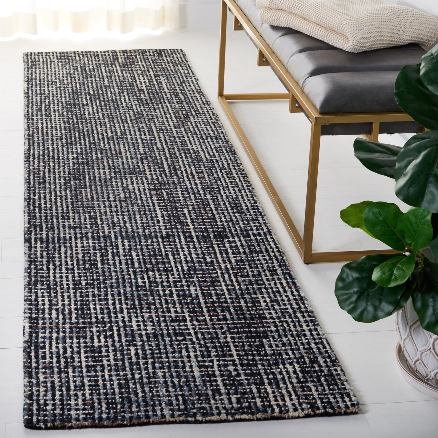 SAFAVIEH Tapis moderne en laine abstrait fait main Lotje