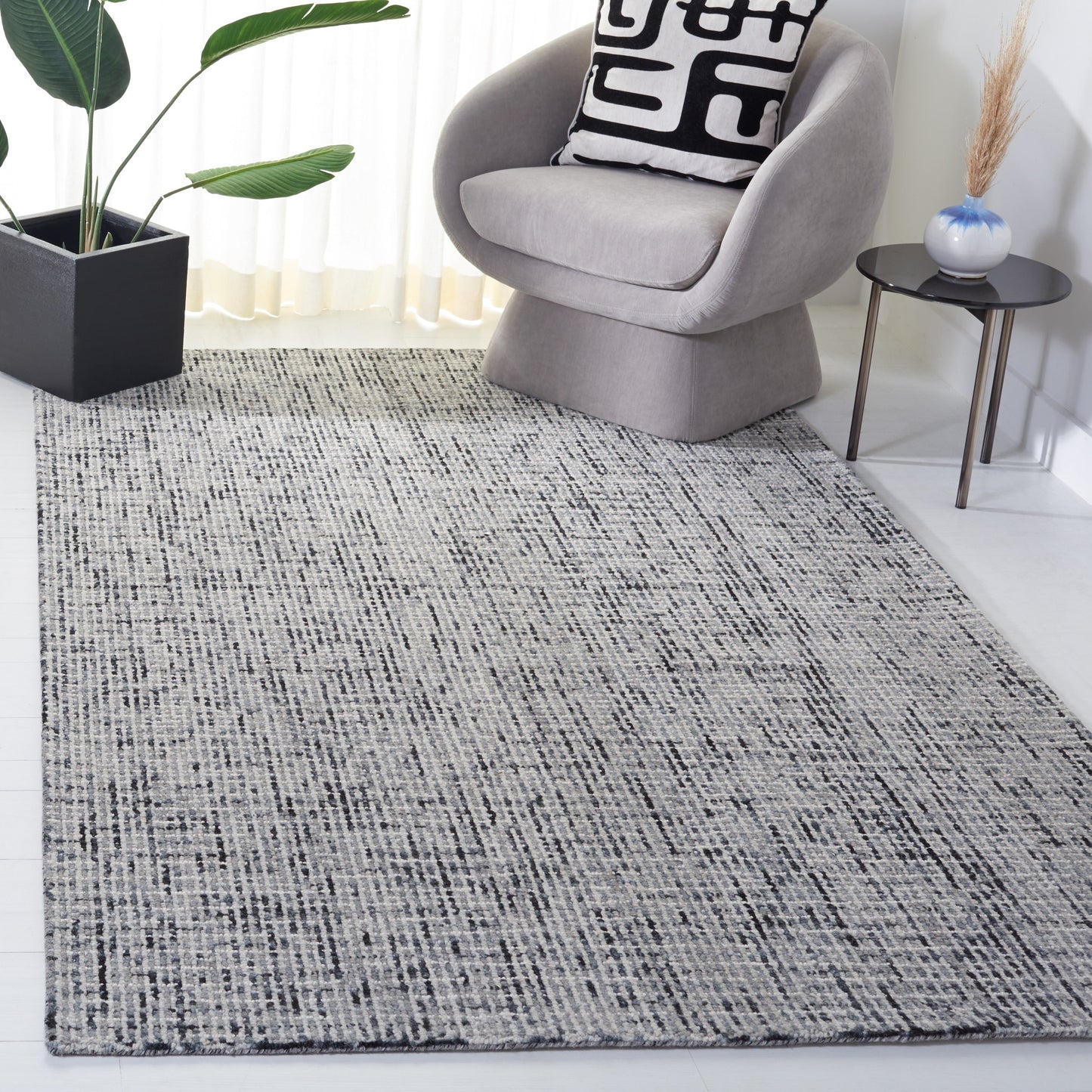 SAFAVIEH Tapis moderne en laine abstrait fait main Lotje
