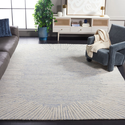 Tapis moderne en laine Sofoula abstrait fait main SAFAVIEH