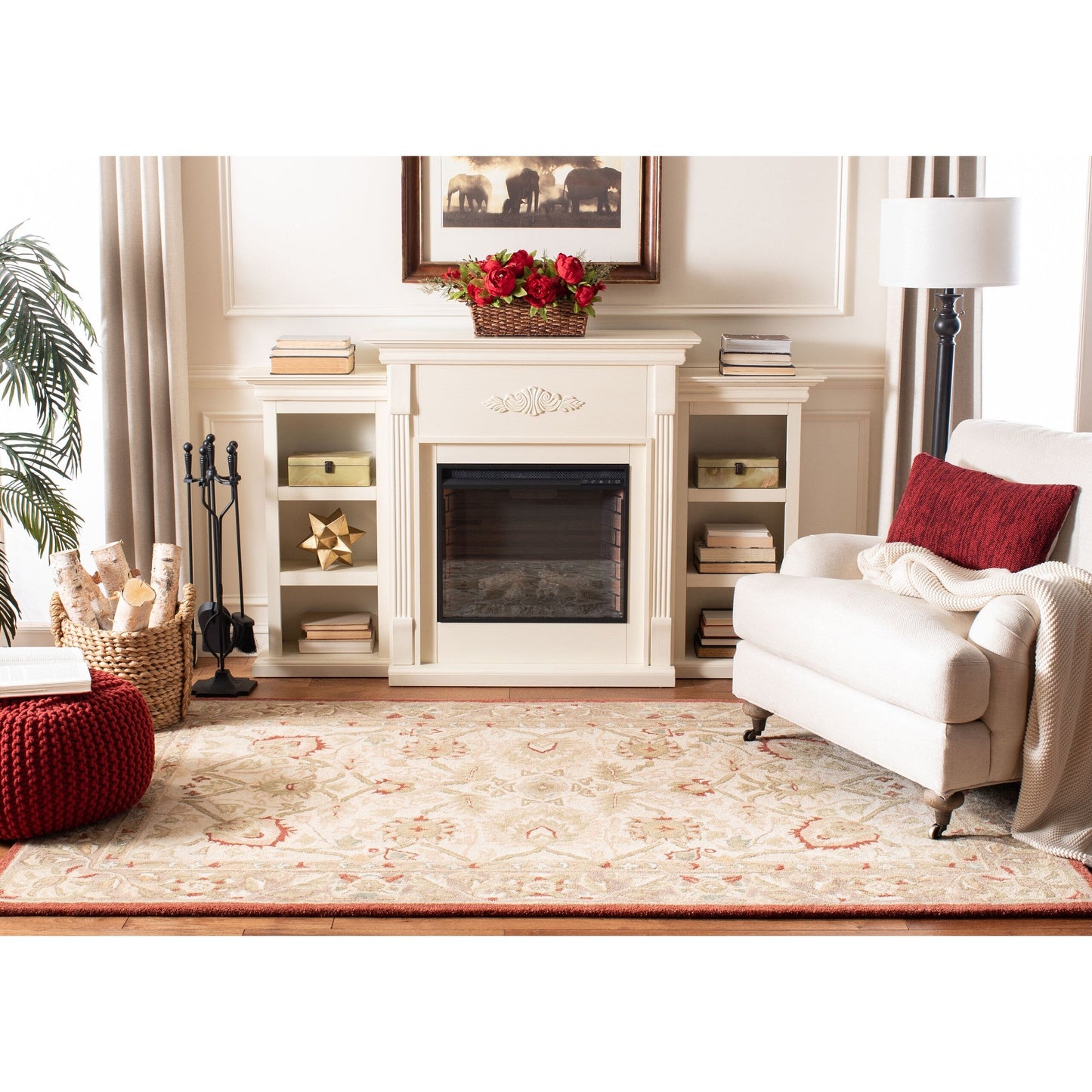 Tapis traditionnel oriental en laine filée à la main SAFAVIEH Anatolia Renelle