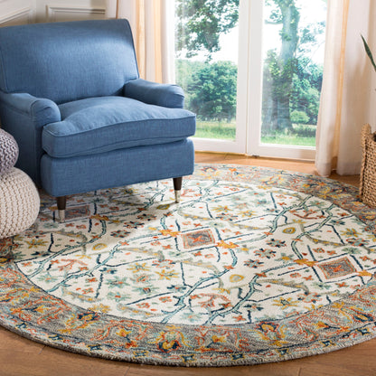 Tapis tribal bohème en laine Aspen Elerte fait main SAFAVIEH