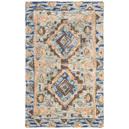 Tapis tribal bohème en laine Aspen Ermira fait main SAFAVIEH