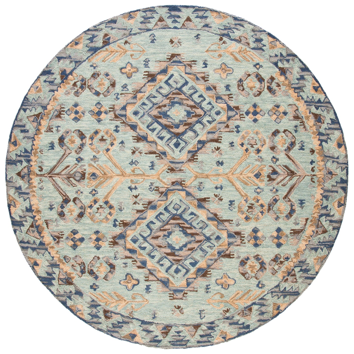 Tapis tribal bohème en laine Aspen Ermira fait main SAFAVIEH