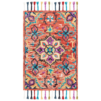 Tapis médaillon en laine tribale bohème Aspen Irmingard fait main SAFAVIEH
