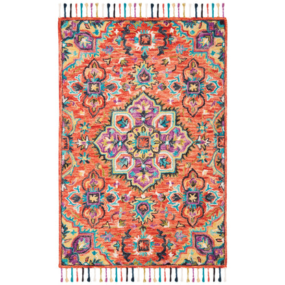 Tapis médaillon en laine tribale bohème Aspen Irmingard fait main SAFAVIEH