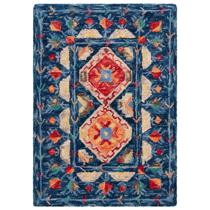 Tapis tribal en laine Aspen Kuang Boho fait main SAFAVIEH