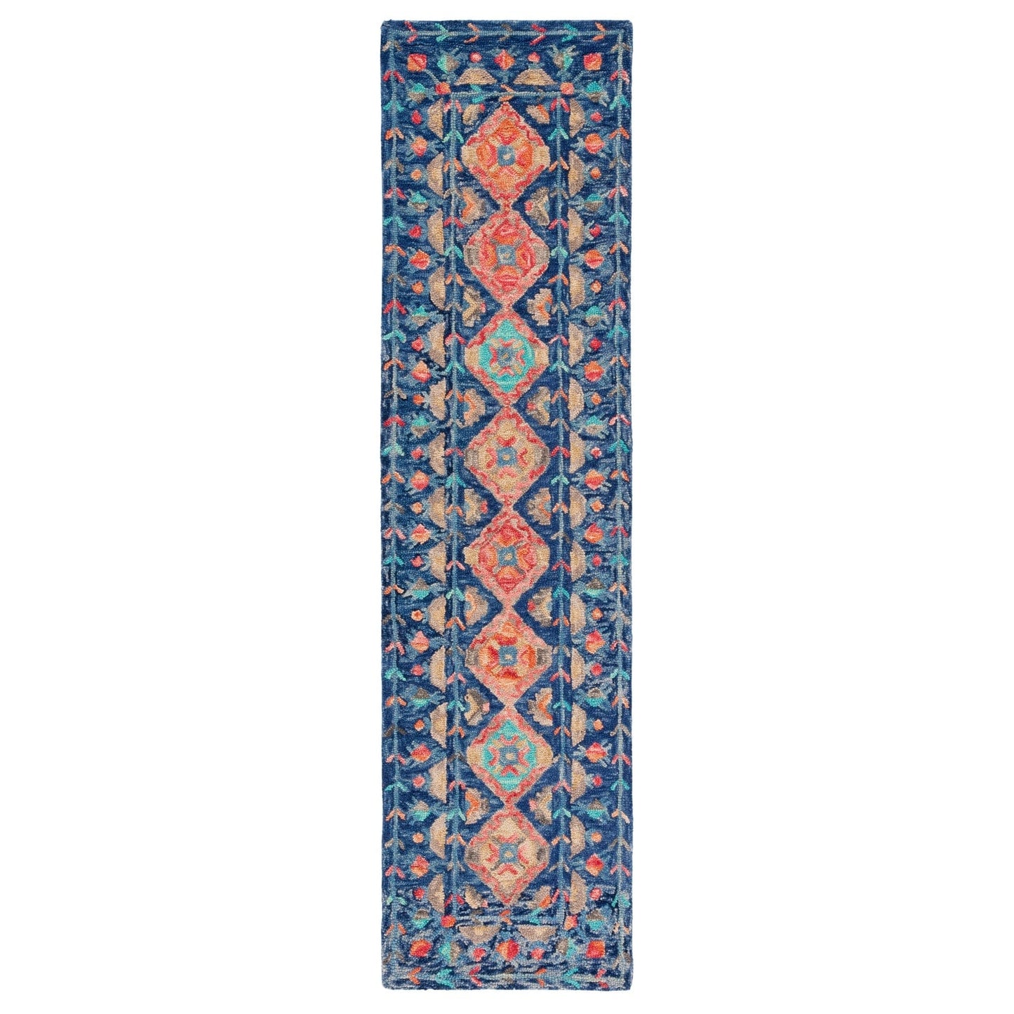 Tapis tribal en laine Aspen Kuang Boho fait main SAFAVIEH