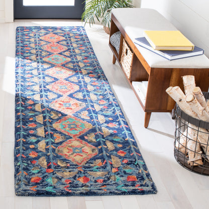 Tapis tribal en laine Aspen Kuang Boho fait main SAFAVIEH