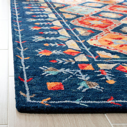 Tapis tribal en laine Aspen Kuang Boho fait main SAFAVIEH