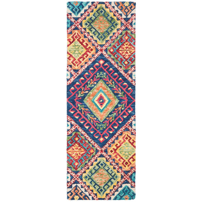 Tapis tribal bohème en laine Aspen Marisca fait main SAFAVIEH