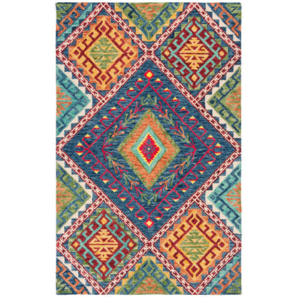Tapis tribal bohème en laine Aspen Marisca fait main SAFAVIEH