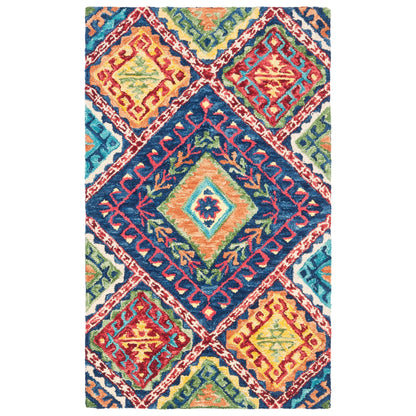 Tapis tribal bohème en laine Aspen Marisca fait main SAFAVIEH