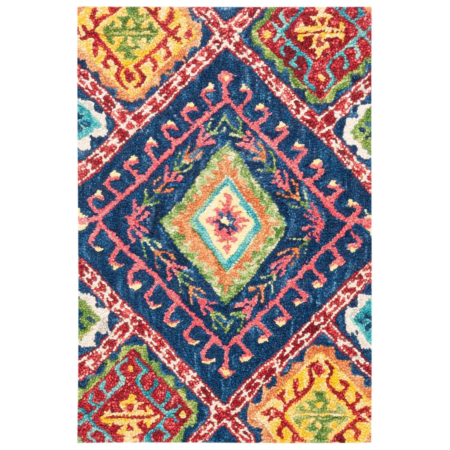 Tapis tribal bohème en laine Aspen Marisca fait main SAFAVIEH