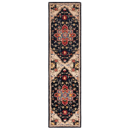 Tapis tribal bohème en laine Aspen Rosmarie fait main SAFAVIEH