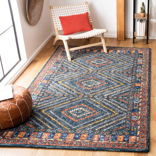 Tapis bohème marocain en laine Aspen Wubbine fait main SAFAVIEH