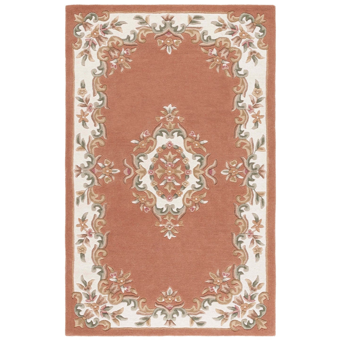 Tapis traditionnel en laine Aubusson Hale fait main SAFAVIEH.