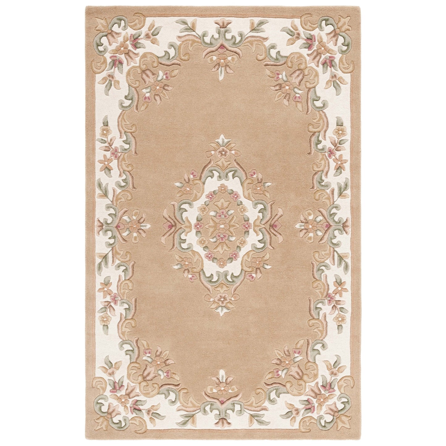 Tapis traditionnel en laine Aubusson Hale fait main SAFAVIEH.