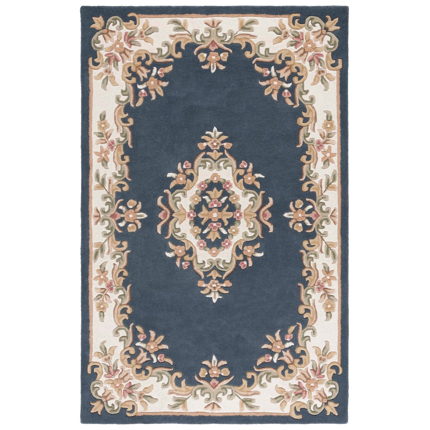 Tapis traditionnel en laine Aubusson Hale fait main SAFAVIEH.