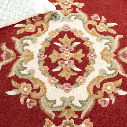 Tapis traditionnel en laine Aubusson Hale fait main SAFAVIEH.