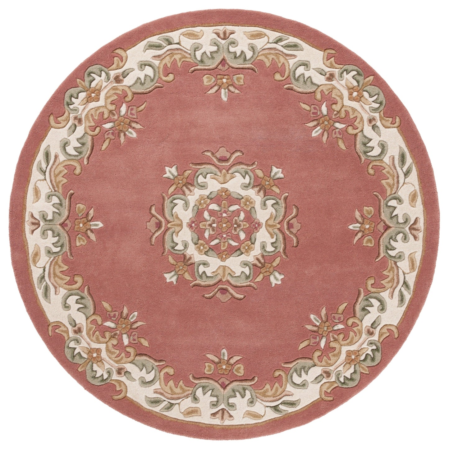 Tapis traditionnel en laine Aubusson Hale fait main SAFAVIEH.
