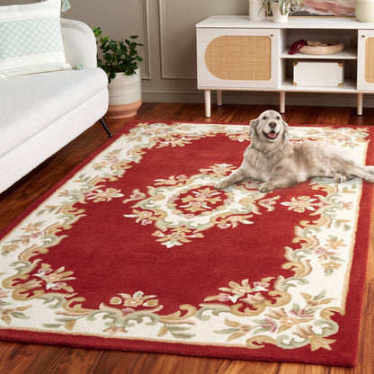 Tapis traditionnel en laine Aubusson Hale fait main SAFAVIEH.