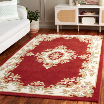 Tapis traditionnel en laine Aubusson Hale fait main SAFAVIEH.