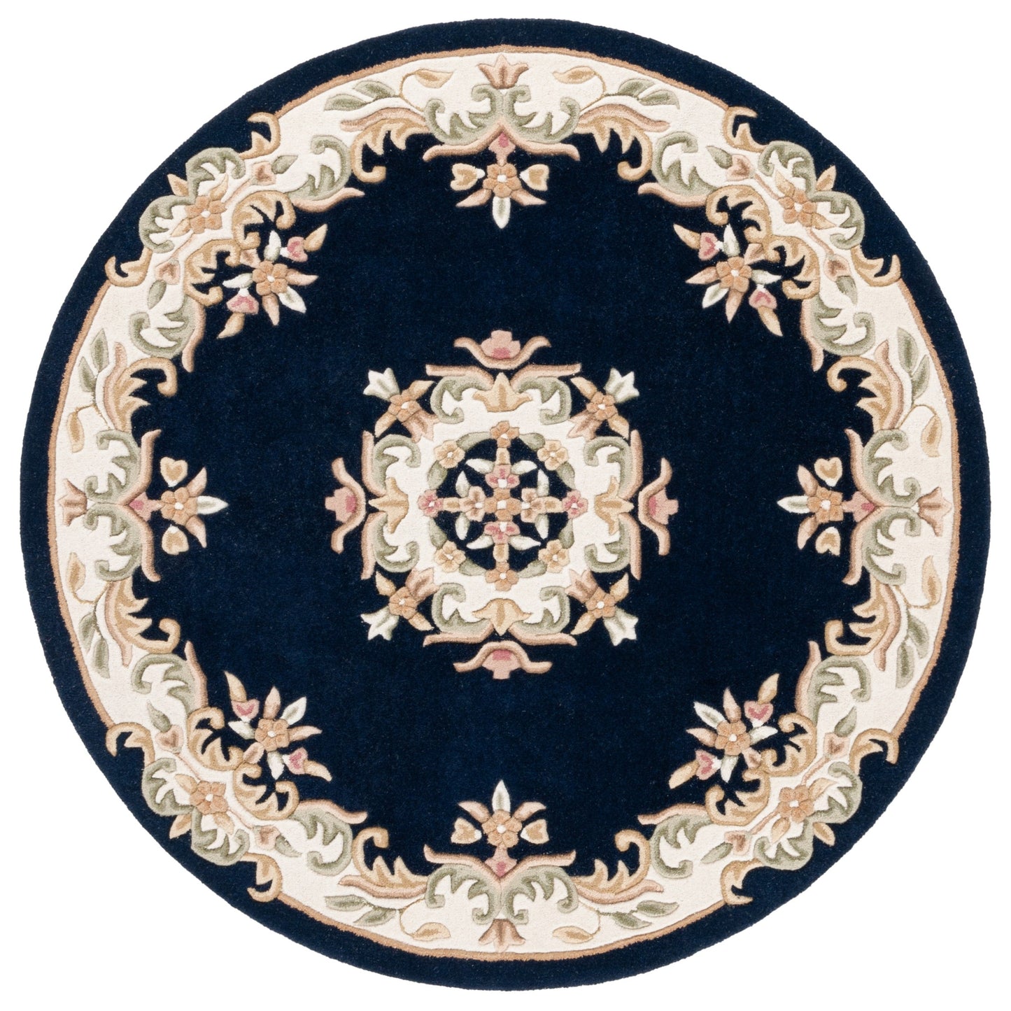 Tapis traditionnel en laine Aubusson Hale fait main SAFAVIEH.