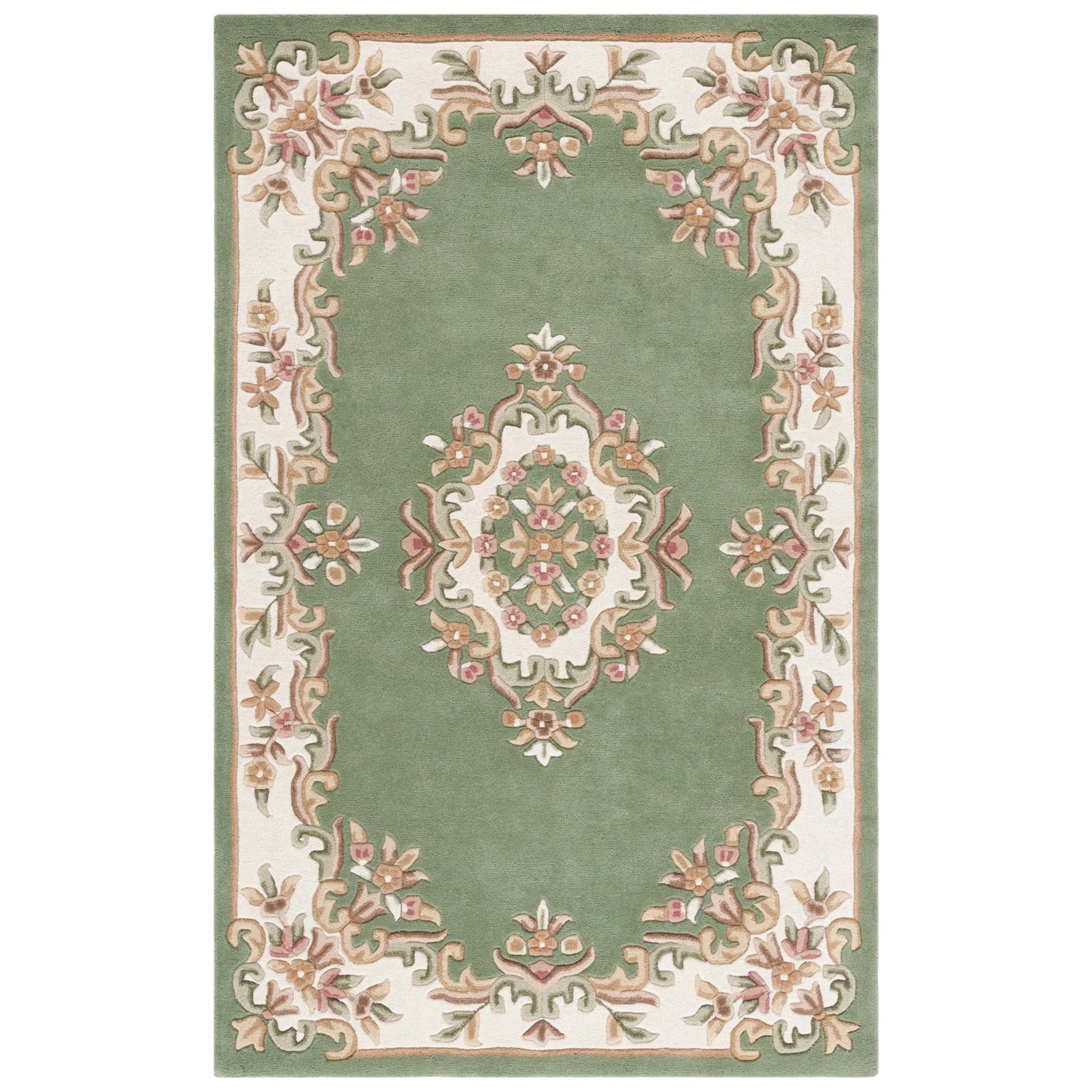 Tapis traditionnel en laine Aubusson Hale fait main SAFAVIEH.