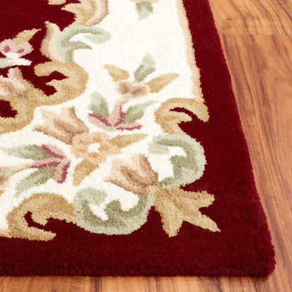 Tapis traditionnel en laine Aubusson Hale fait main SAFAVIEH.