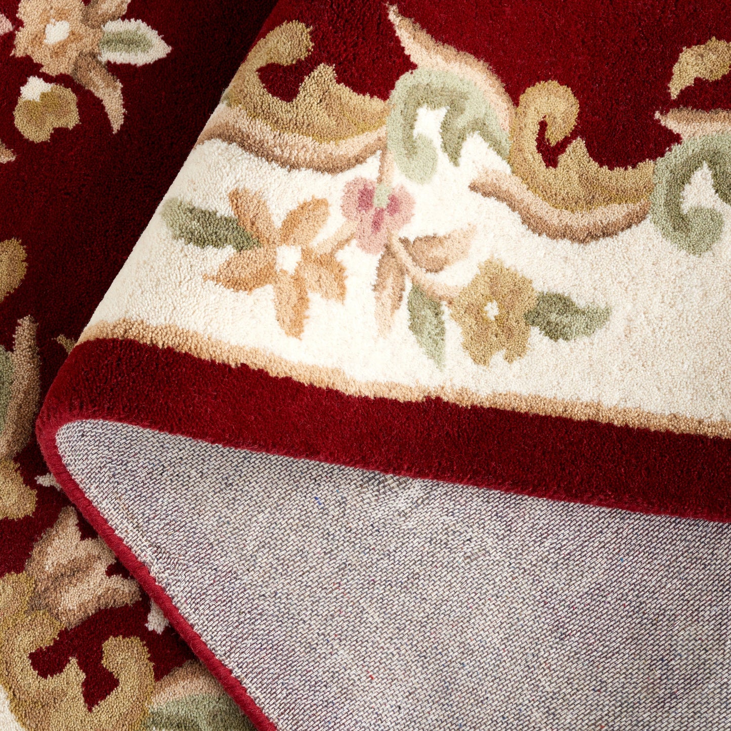 Tapis traditionnel en laine Aubusson Hale fait main SAFAVIEH.