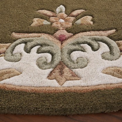 Tapis traditionnel en laine Aubusson Hale fait main SAFAVIEH.