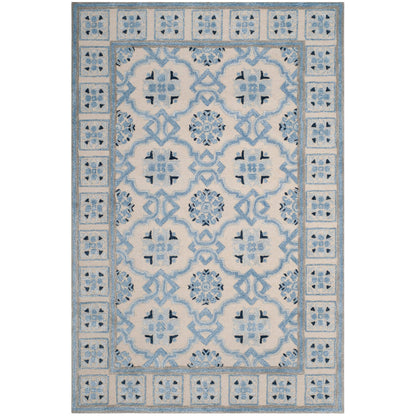 Tapis en laine floral moderne fait main Bella Rodica de SAFAVIEH