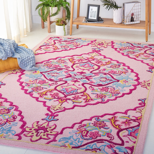 Tapis en laine médaillon Bellagio Cailin fait main SAFAVIEH