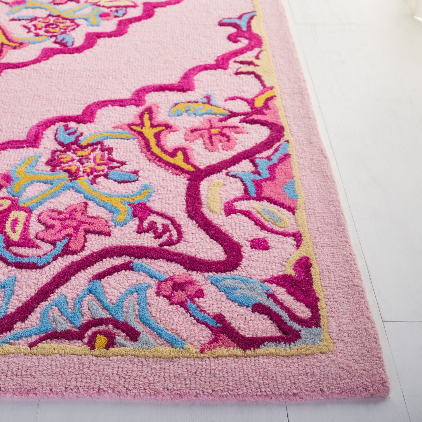 Tapis en laine médaillon Bellagio Cailin fait main SAFAVIEH