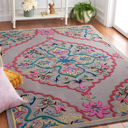 Tapis en laine médaillon Bellagio Cailin fait main SAFAVIEH