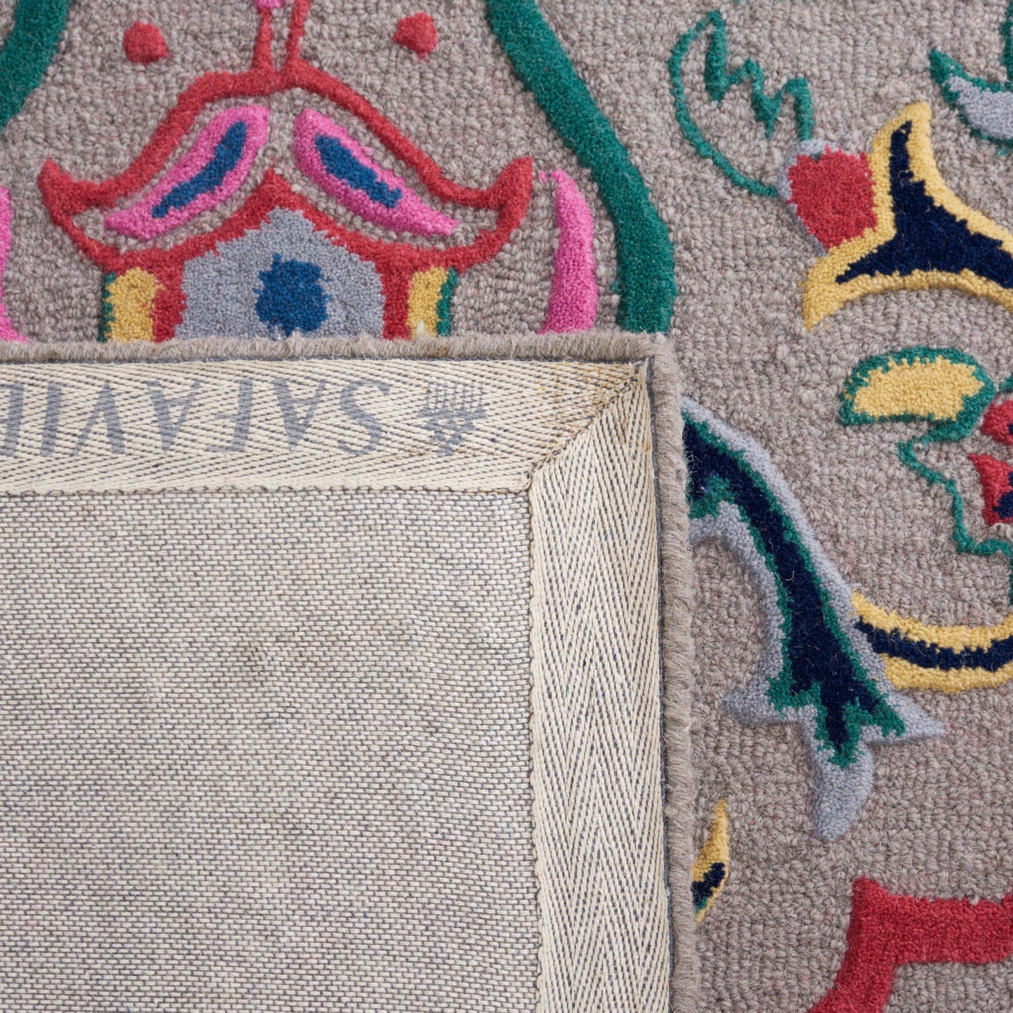 Tapis en laine médaillon Bellagio Cailin fait main SAFAVIEH