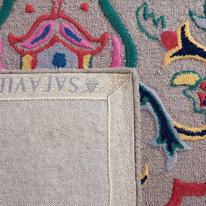 Tapis en laine médaillon Bellagio Cailin fait main SAFAVIEH