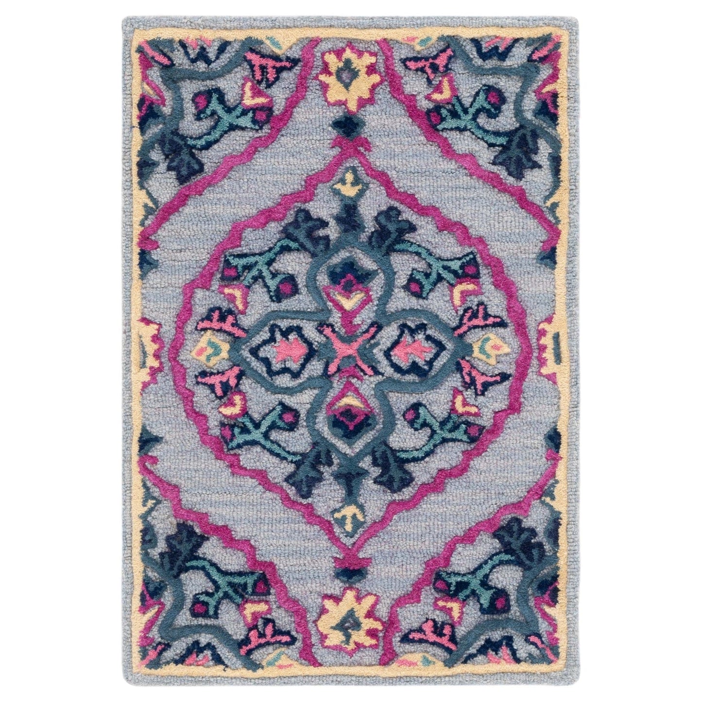 Tapis en laine médaillon Bellagio Cailin fait main SAFAVIEH