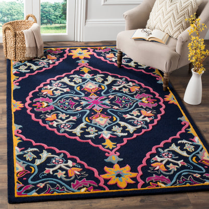 Tapis en laine médaillon Bellagio Cailin fait main SAFAVIEH