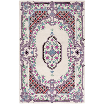 Tapis médaillon oriental en laine fait main Bellagio Tatevik de SAFAVIEH