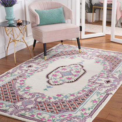 Tapis médaillon oriental en laine fait main Bellagio Tatevik de SAFAVIEH