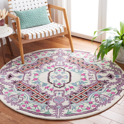 Tapis médaillon oriental en laine fait main Bellagio Tatevik de SAFAVIEH
